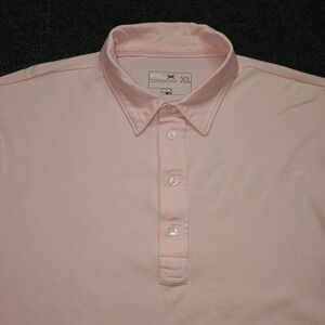 RLX Ralph Lauren Polo Shirt Mens XL Pink Performance Stretch‎ Golf Casual